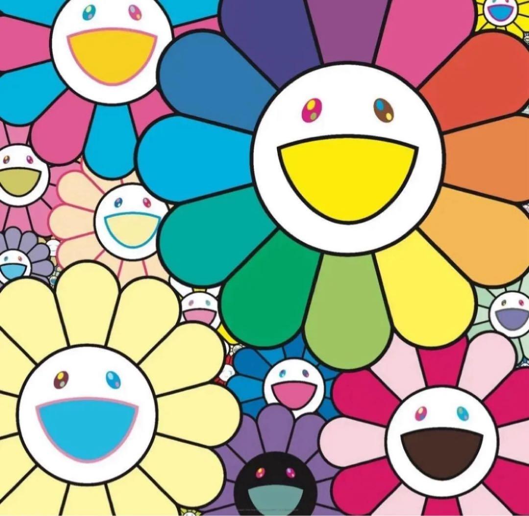 村上隆 お花がいっぱい Lots of Flowers サイン入り エディション