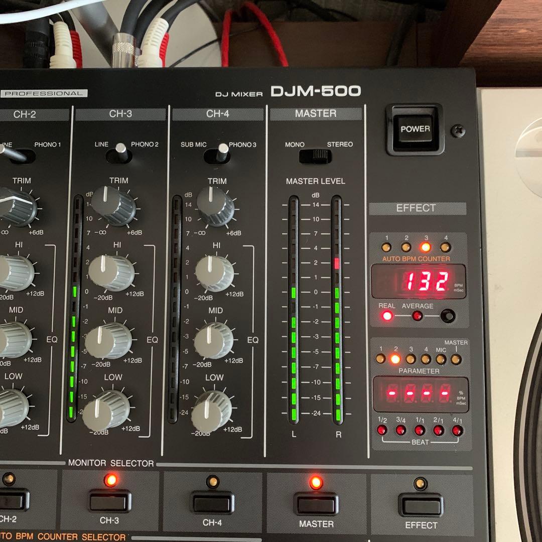 Pioneer パイオニア プロフェッショナルDJミキサー DJM-500 美品