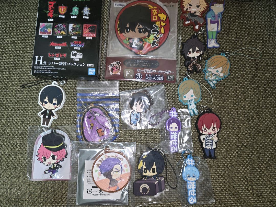 アニメ　ゲーム　ラバーグッズまとめ　390点