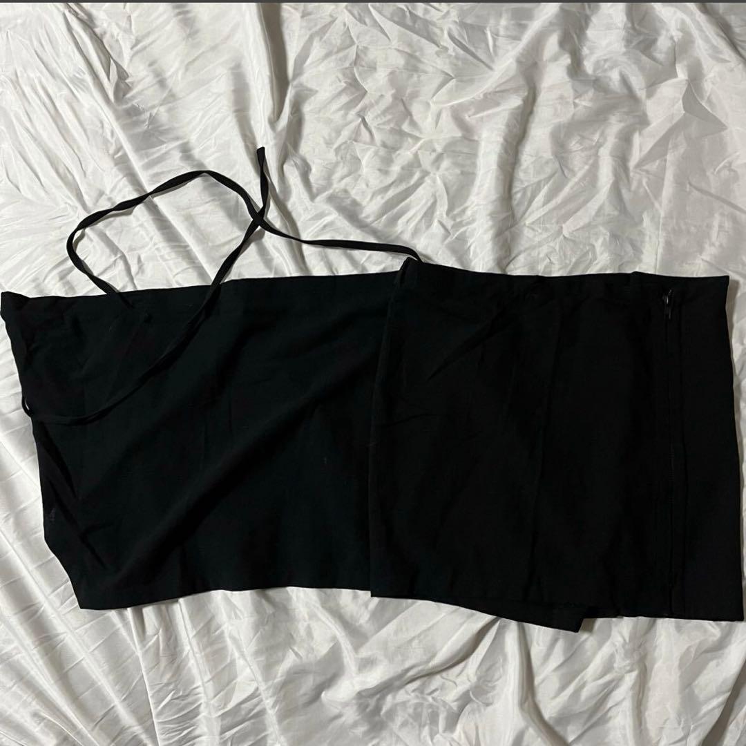 ANN DEMEULEMEESTER アンドゥムルメステール 巻きスカート