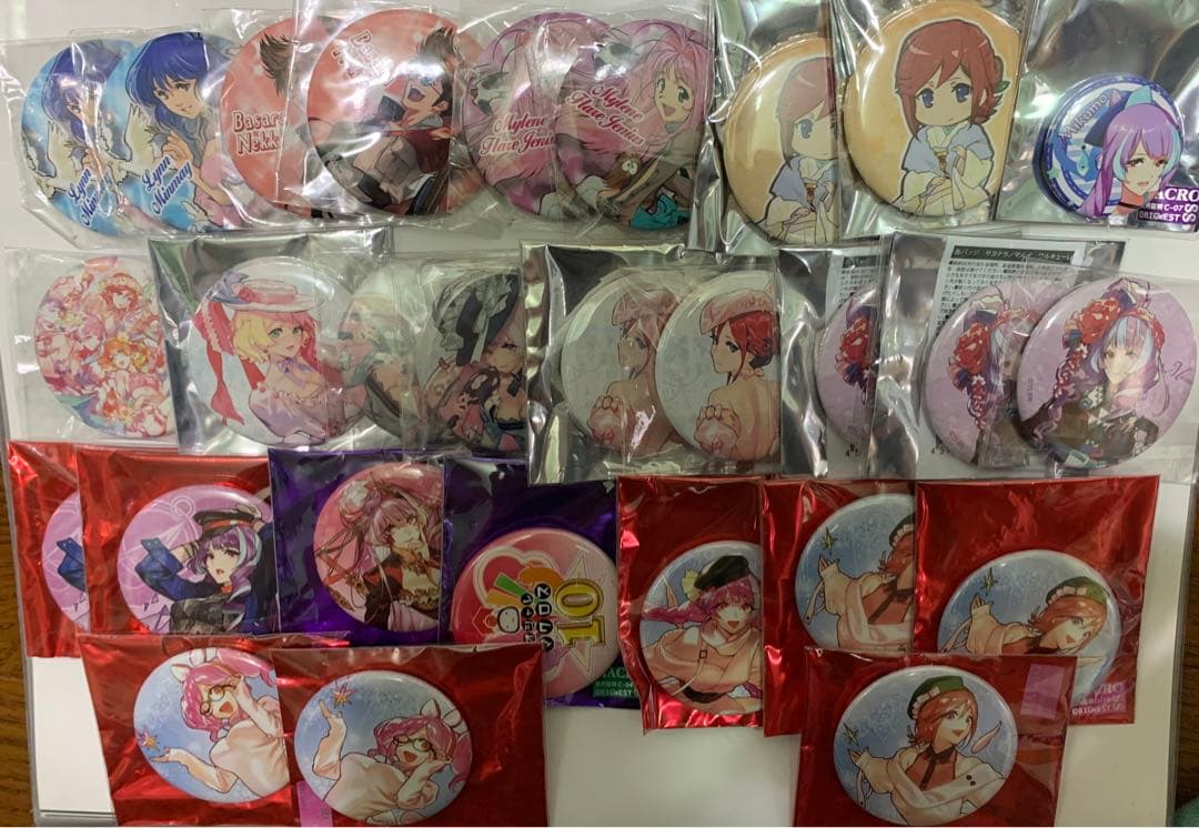 マクロス　缶バッジ　まとめ