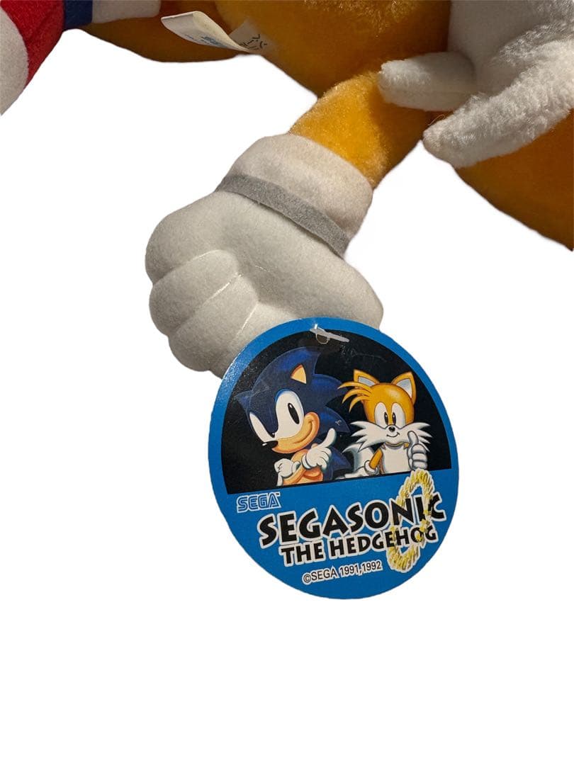 当時物 ソニック ぬいぐるみ SEGA セガ スーパージャンボぬいぐるみ