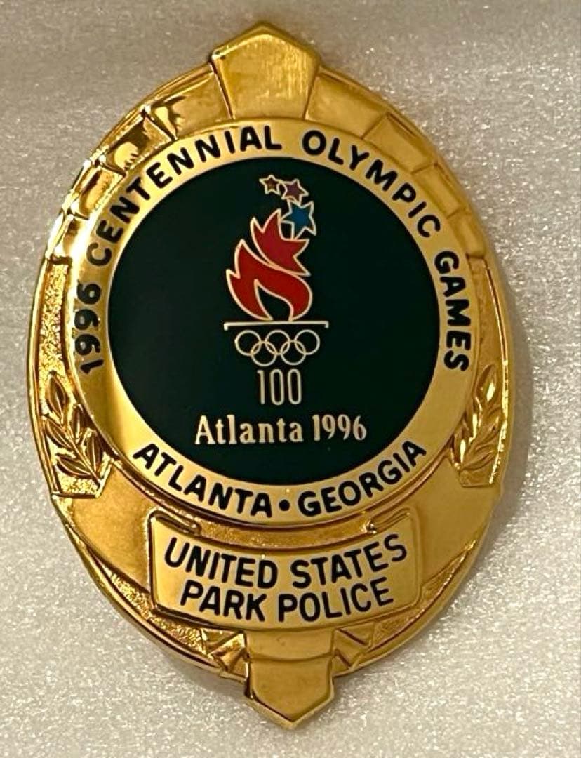 （レア）1996 PARK POLICEアトランタオリンピック記念　バッジ