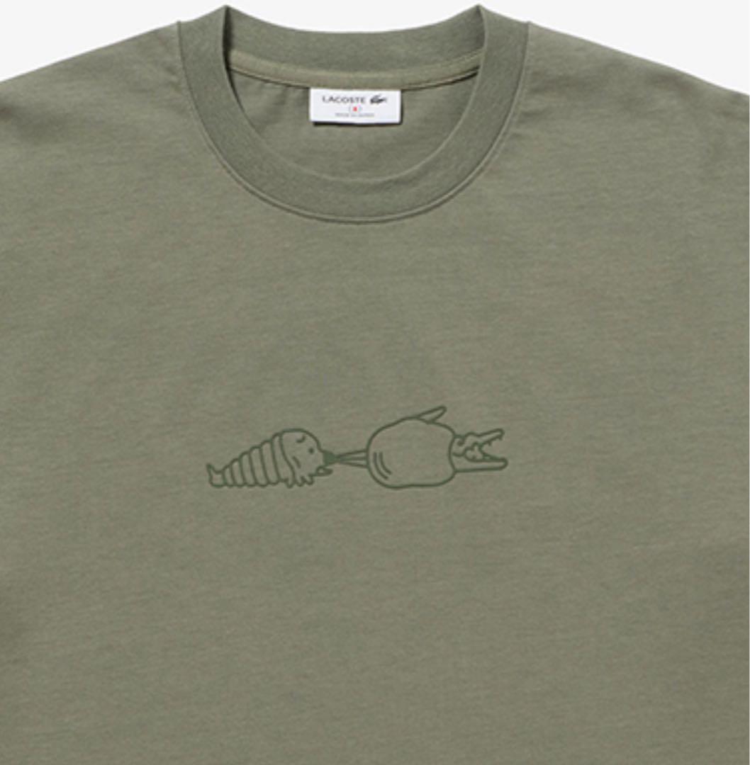 【限定】ゴジラ＋ラコステ コラボTシャツ モスラ幼虫