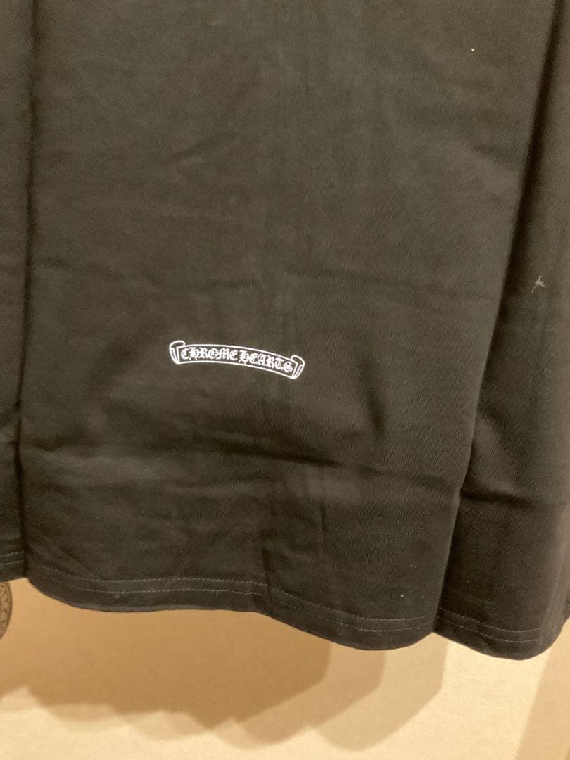 【新品・未使用】CHROME HEARTS ブラック Tシャツ　Lサイズ