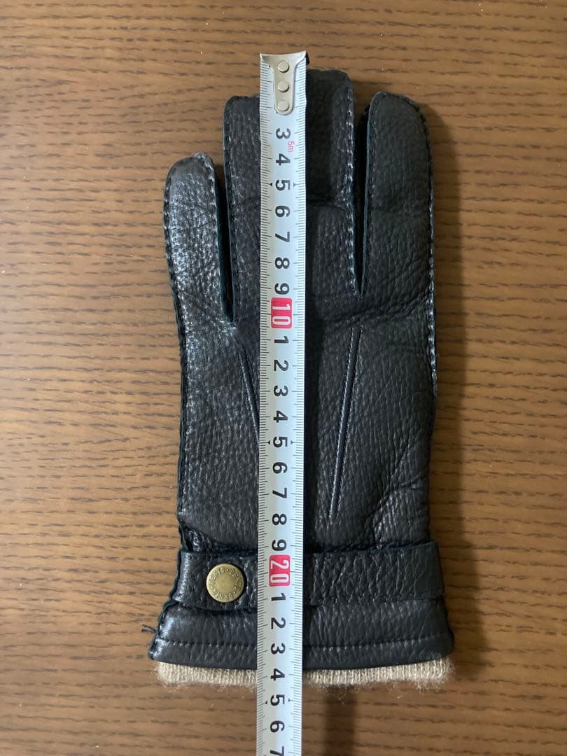 【新品】DENTS デンツ　手袋　革手袋　メンズ　グローブ　カシミヤ　ブラック