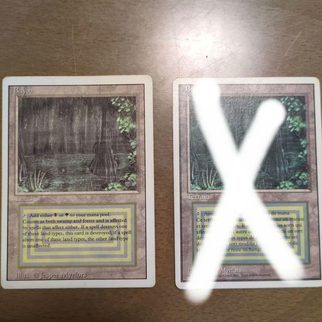 bayou 英語1枚