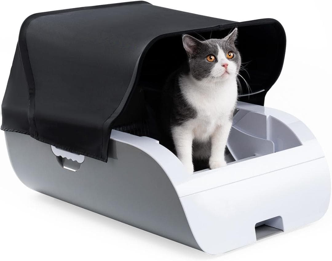 ※年末セール※Gulcircle バッテリー内蔵 猫 自動トイレ センサー付き