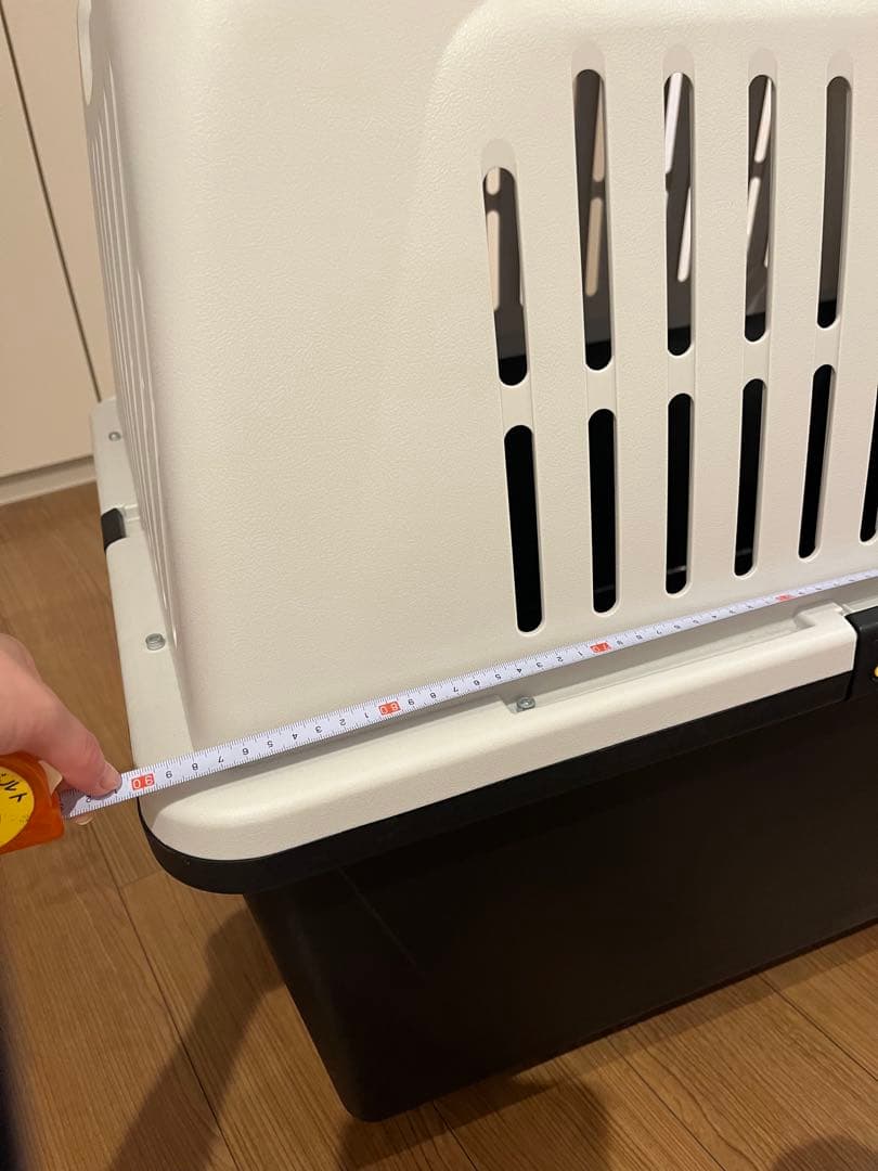 【美品】ペットキャリー キャスター付き ゲージ ペットハウス 飛行機