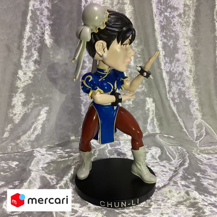 【お年玉価格】☆ 春麗　チュンリー青 ボビングヘッド　ヘッドノッカー
