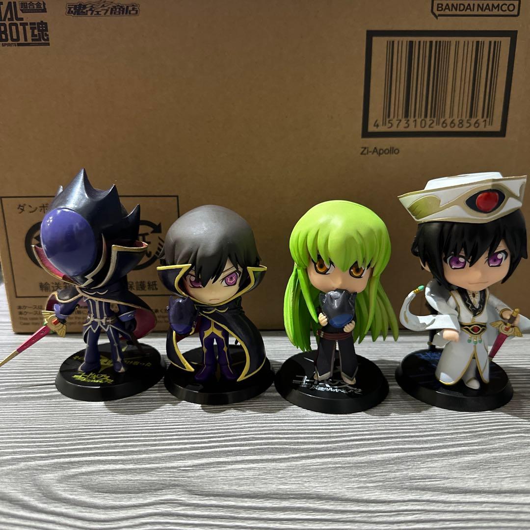 【中古】ROBOT魂　コードギアス　6体+フィギュア