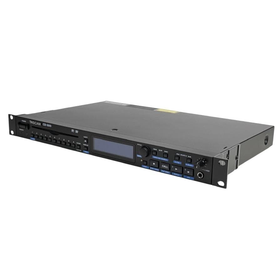 ◆優良中古品・元箱付属◆TASCAM CDプレーヤー 業務用1U CD-500