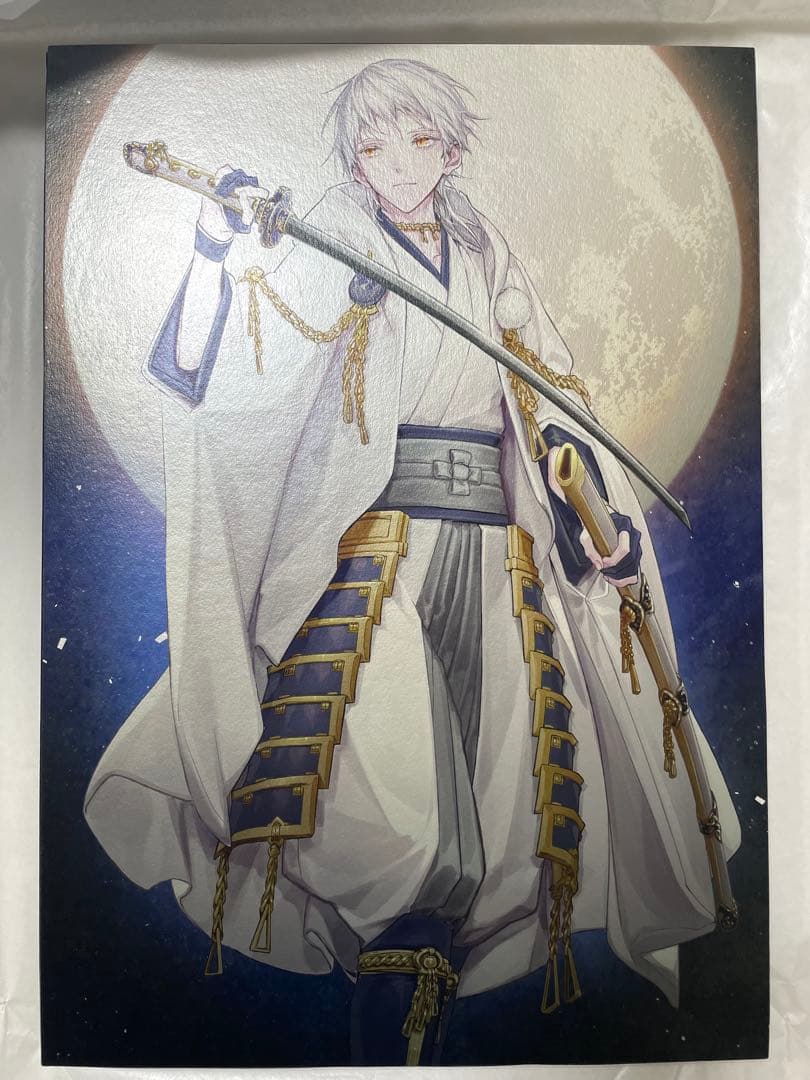 【新品未使用】刀剣乱舞 灯結び展 鶴丸国永 A3 書きおろし 複製原画 おまけ付
