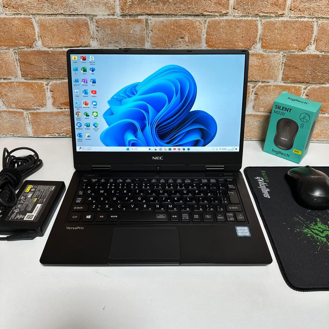 美品NEC ノートPC サクサク起動SSD Windows11 Webカメラ
