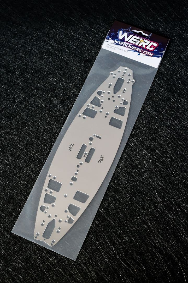 WEiRC 無限精機 MTC3 1.2mm スチールシャーシ+専用ビスセット 2