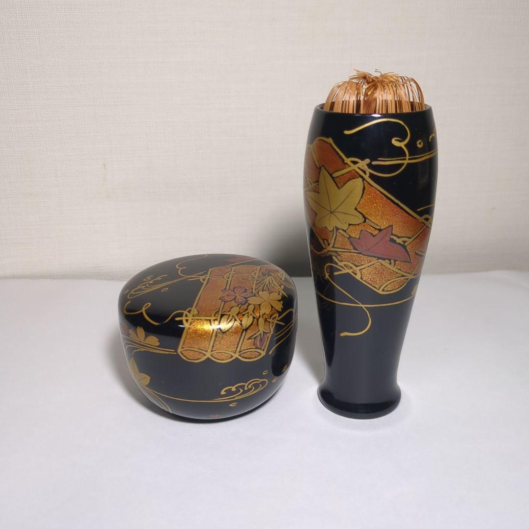 茶道具　茶箱　花筏　花筏蒔絵　久突　茶箱一式