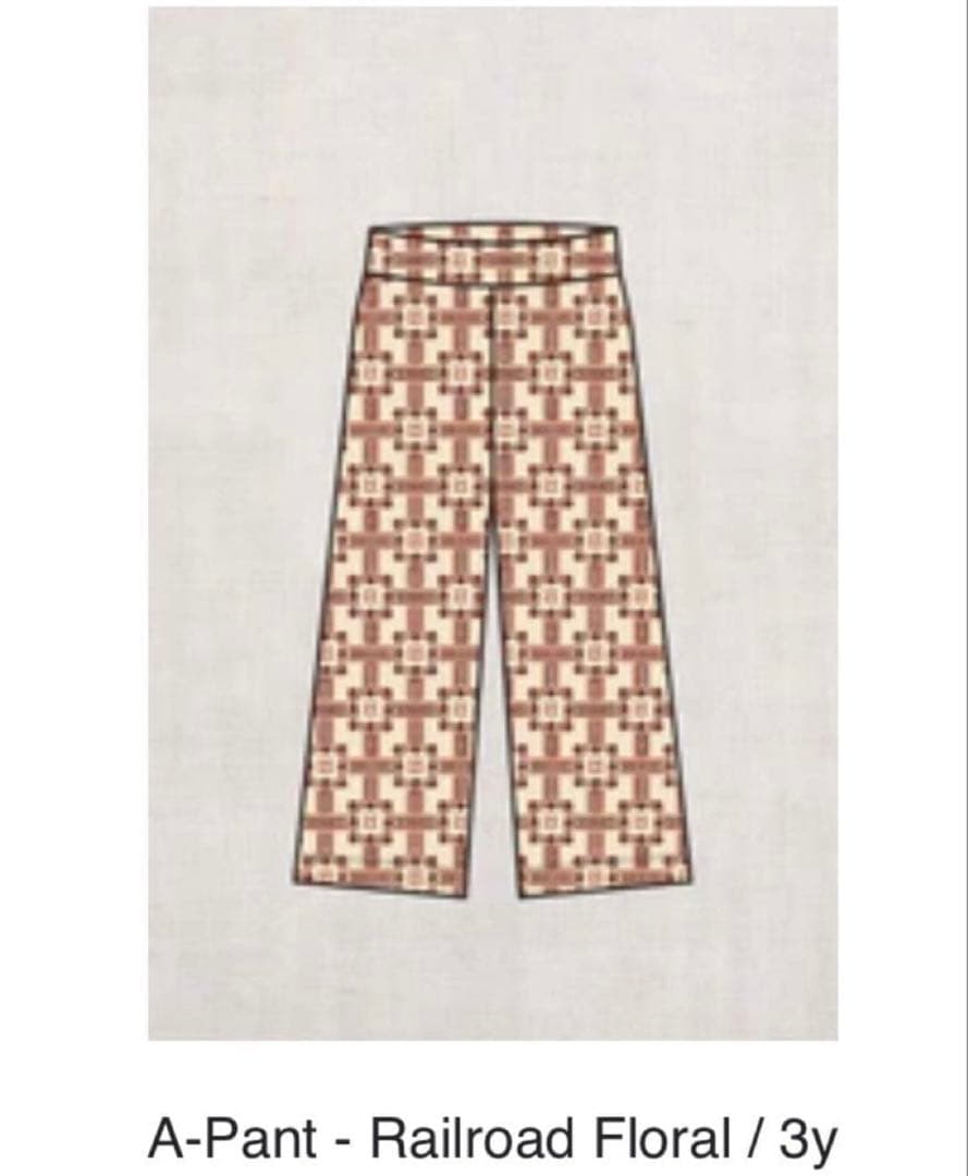 ボトムス・スパッツ misha and puff A-Pant Railroad Floral 3y