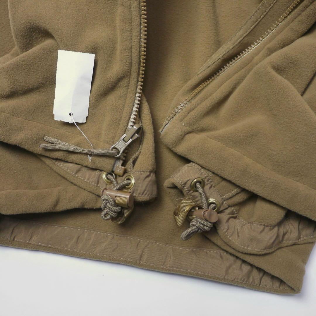 デッド米軍US NAVYミリタリー フリース ジャケット軍物コヨーテXL NWU