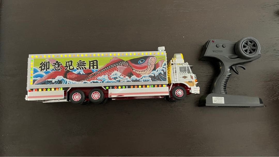 【ほぼ新品】1/32 RC トラック野郎　望郷一番星