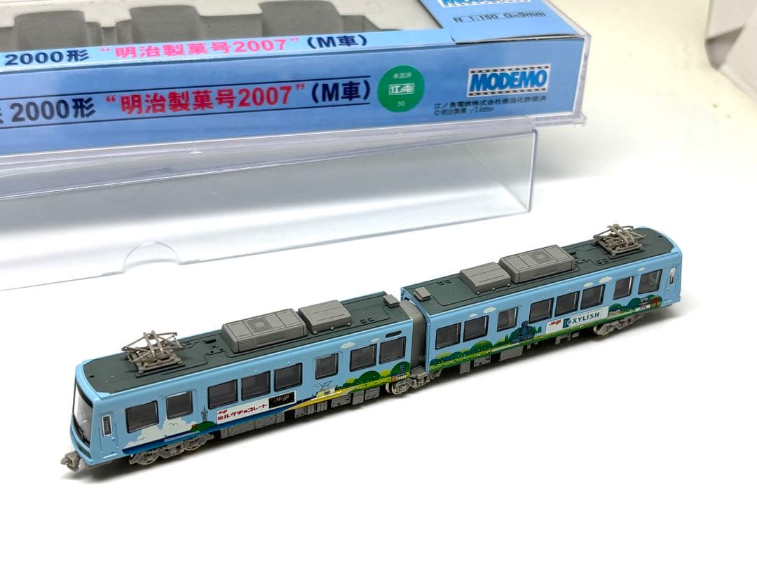 希少レア！江ノ電2000形 明治製菓号2007 モデモ Nゲージ