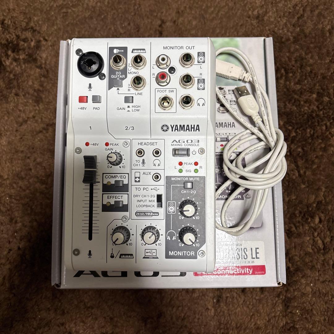 YAMAHA AG03 Audio-Technica AT2020 セット