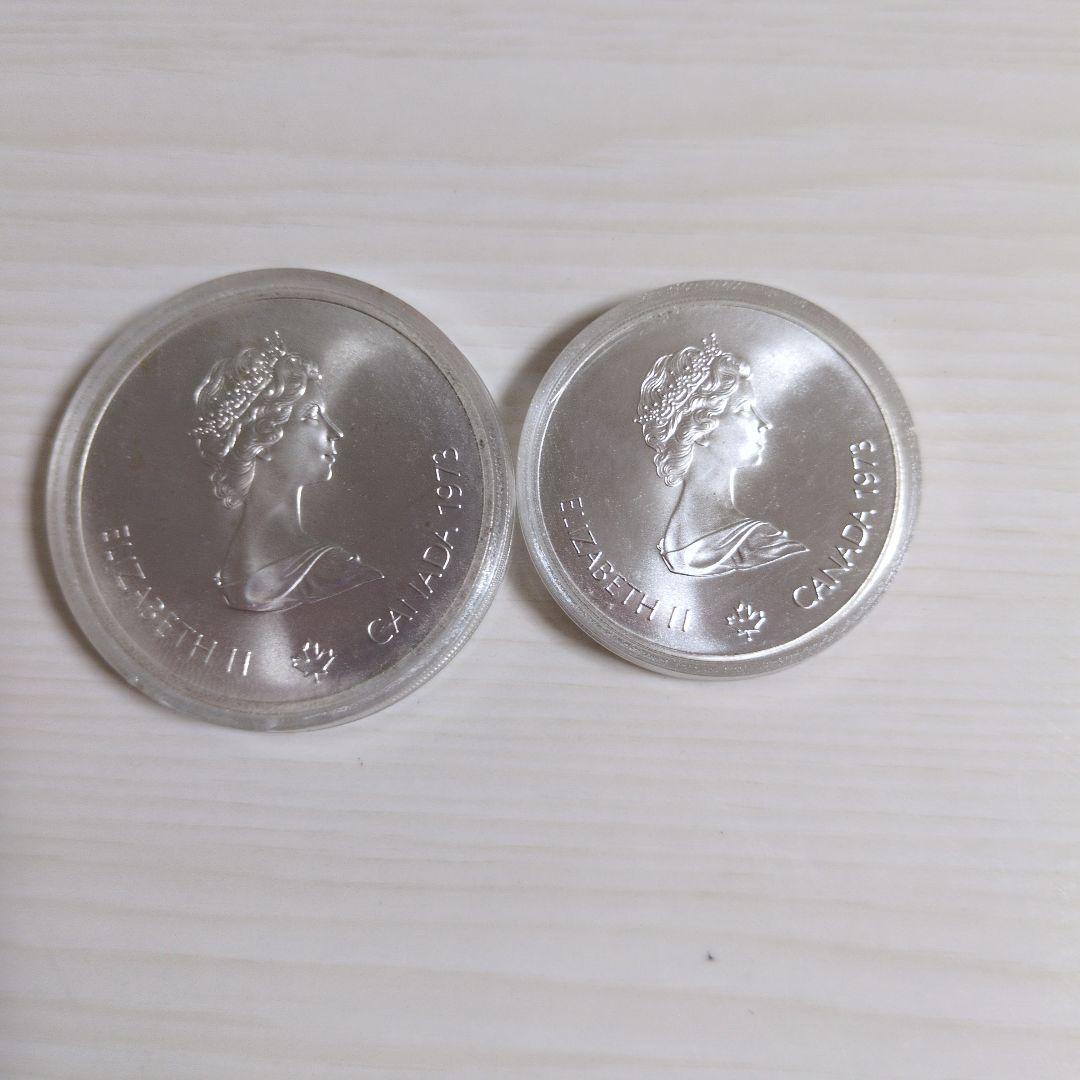 1976年モントリオールオリンピック記念銀貨10ドル　5ドルセット
