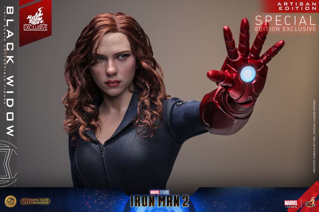 ホットトイズ ブラックウィドウ アイアンマン2 アルチザン トイサピエンス限定