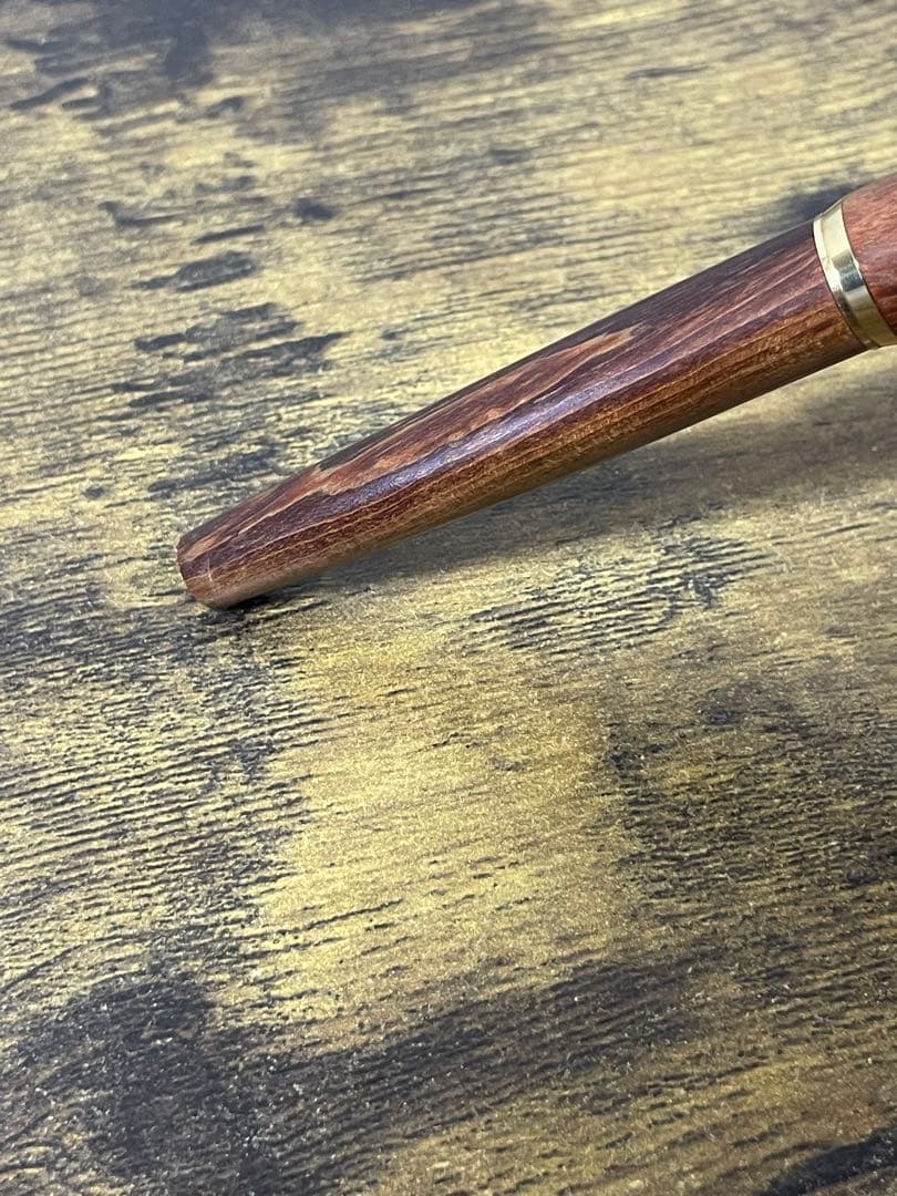 美品　1971年製　初代カスタム　高級天然　イタヤカエデ 大型18金　F 万年筆