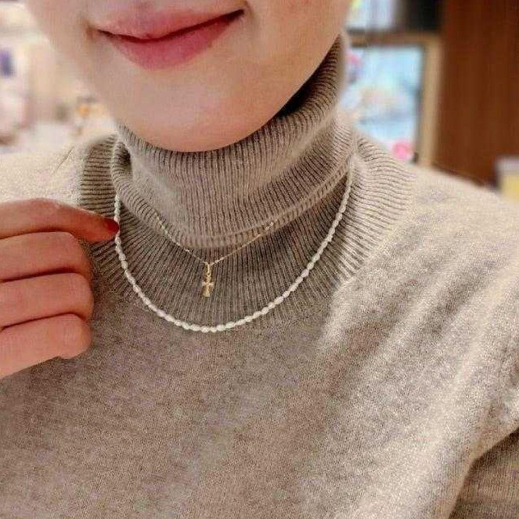 新品 Ｋ18 ネックレス クロス 18K クロストップ ネックレス 十字架