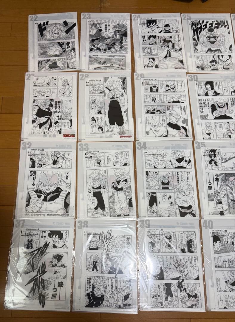 ✨DRAGONBALL40周年クリアファイルコンプリート✨セット計21個