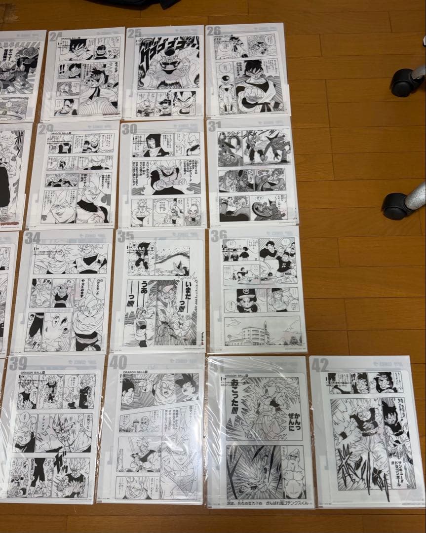 ✨DRAGONBALL40周年クリアファイルコンプリート✨セット計21個