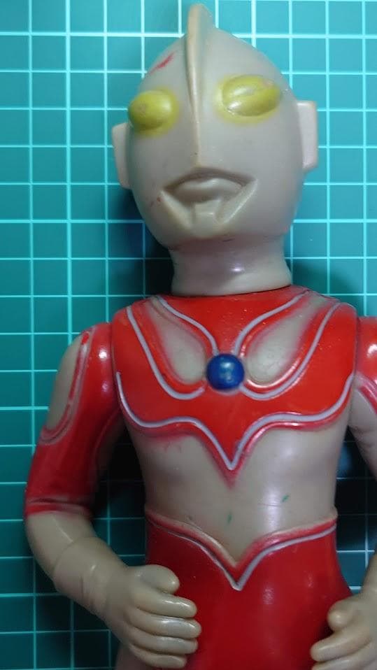 帰ってきたウルトラマン ソフビ ブルマァク 刻印あり（約29cm）