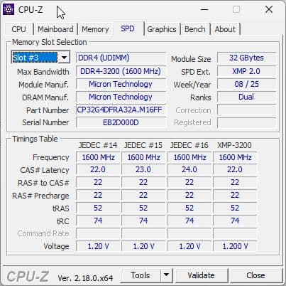 crucial DDR4 Pro 64GB(32GB×2)