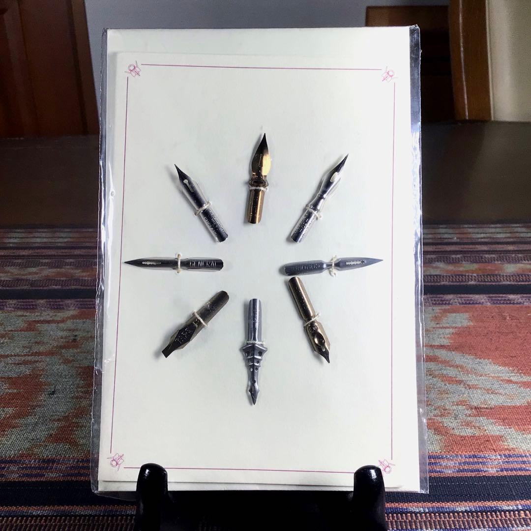 『季節のうー特価』　IL PAPIRO ヴィンテージ　ペン先　つけペン　8本