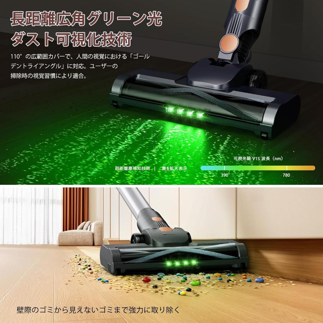 掃除機 コードレス　70Kpa　自立式　充電スタンド　2in1 大掃除　掃除