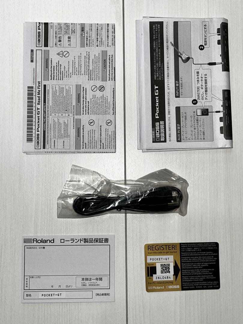BOSS Pocket GT ポケットエフェクトプロセッサー　元箱等全て有り