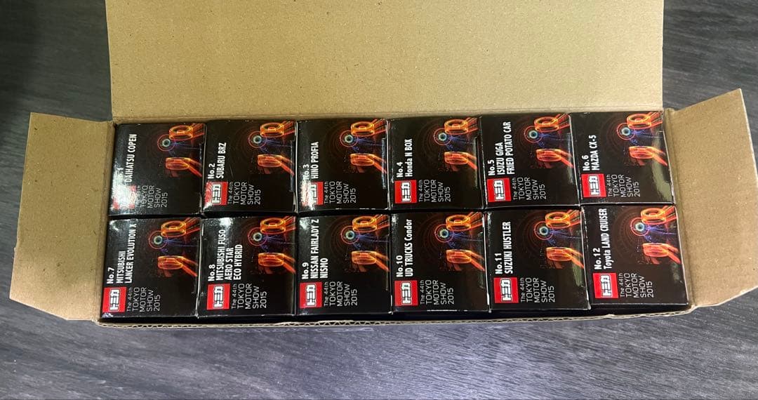 44th東京モーターショー2015開催記念トミカ12台セット　新品　モビリティ