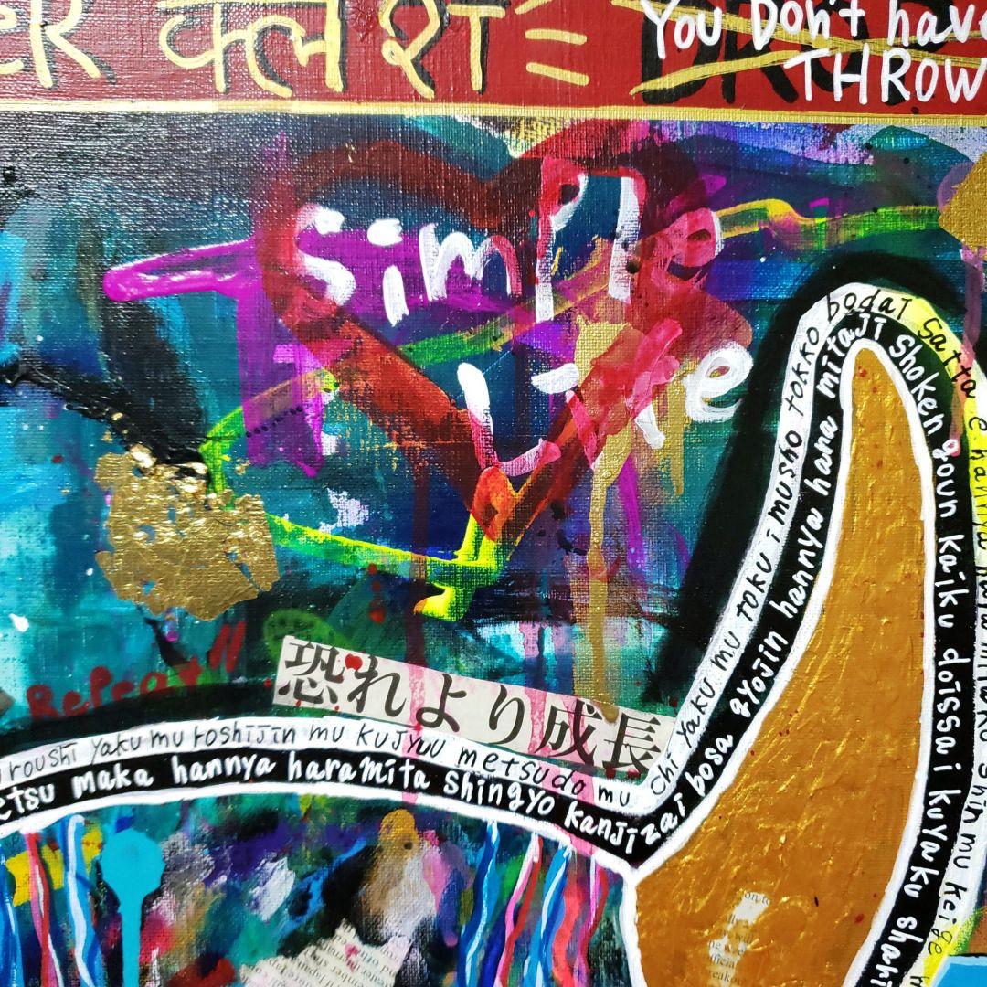 【一点物/F20号】智慧-WISDOM【現代アート/絵画/原画】
