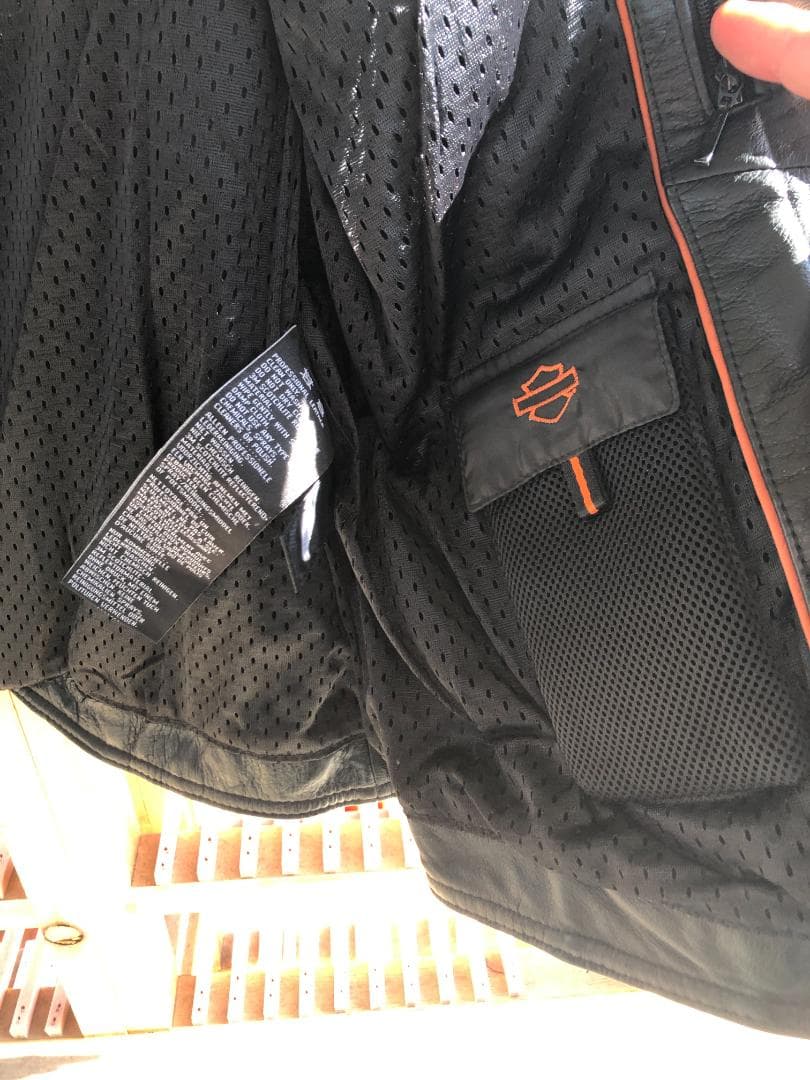 [在庫処分] 新品 Harley-Davidson ブラック レザージャケットM