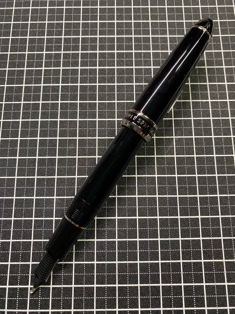 SAILOR 長刀研ぎ シルバートリム　万年筆　字幅NM