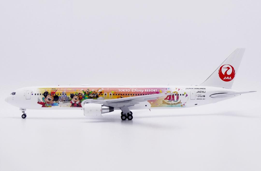 航空機・ヘリコプター JAL 767-300ER JA614J 1/200