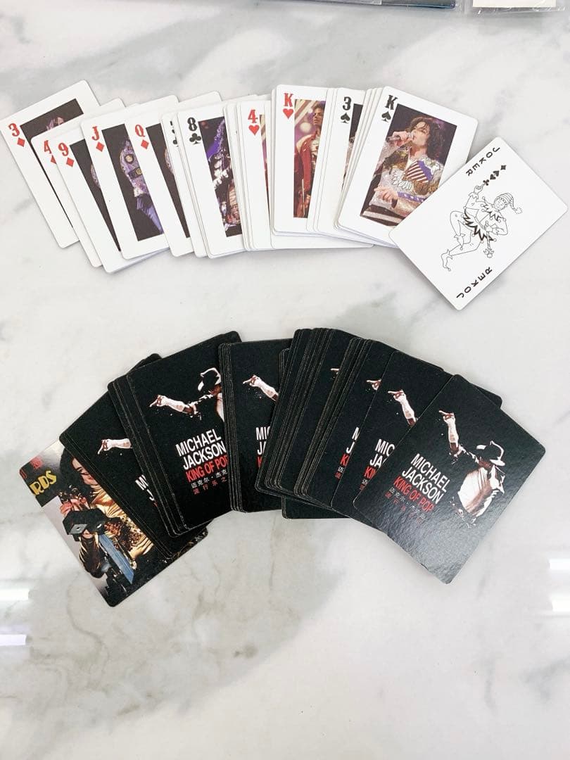 ＄Michael Jackson KING OF POP トランプカード　グッズ