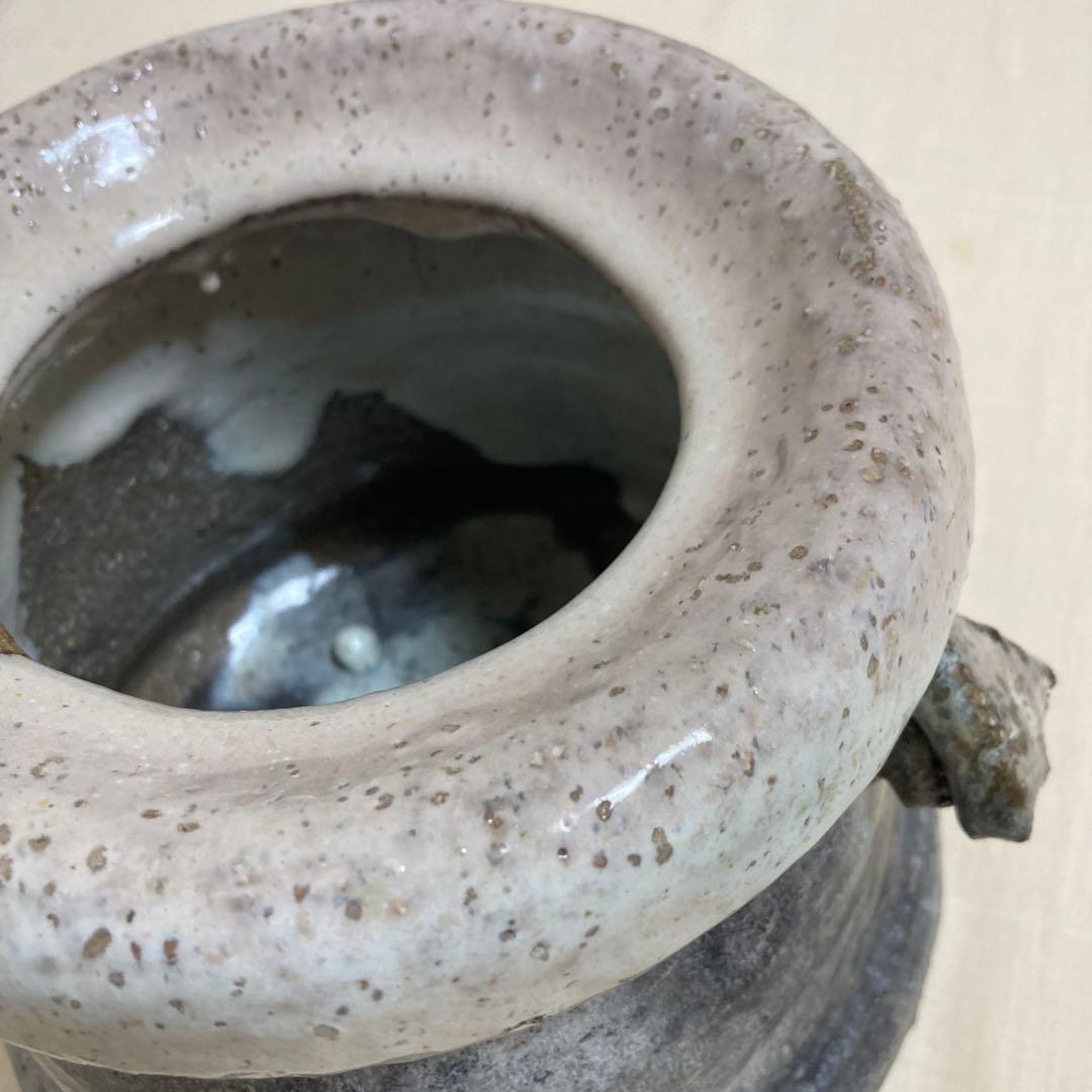 茶道具　三輪休雪　人間国宝　水指　萩焼　美術品　工芸品