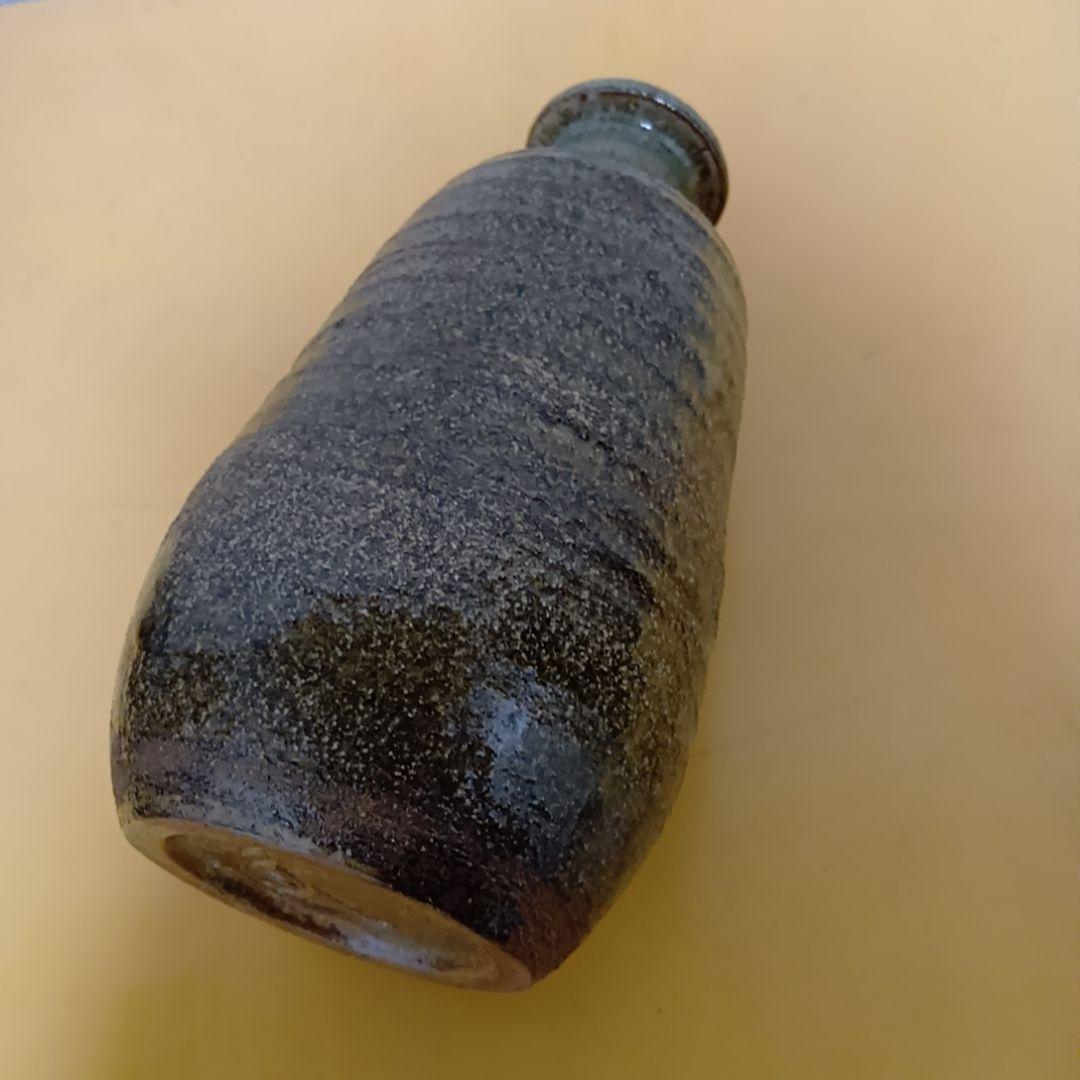 【骨董品】加藤舜陶 灰釉花生 花瓶 花入 共箱 茶道具ほぼ未使用‼️陶芸 美術品