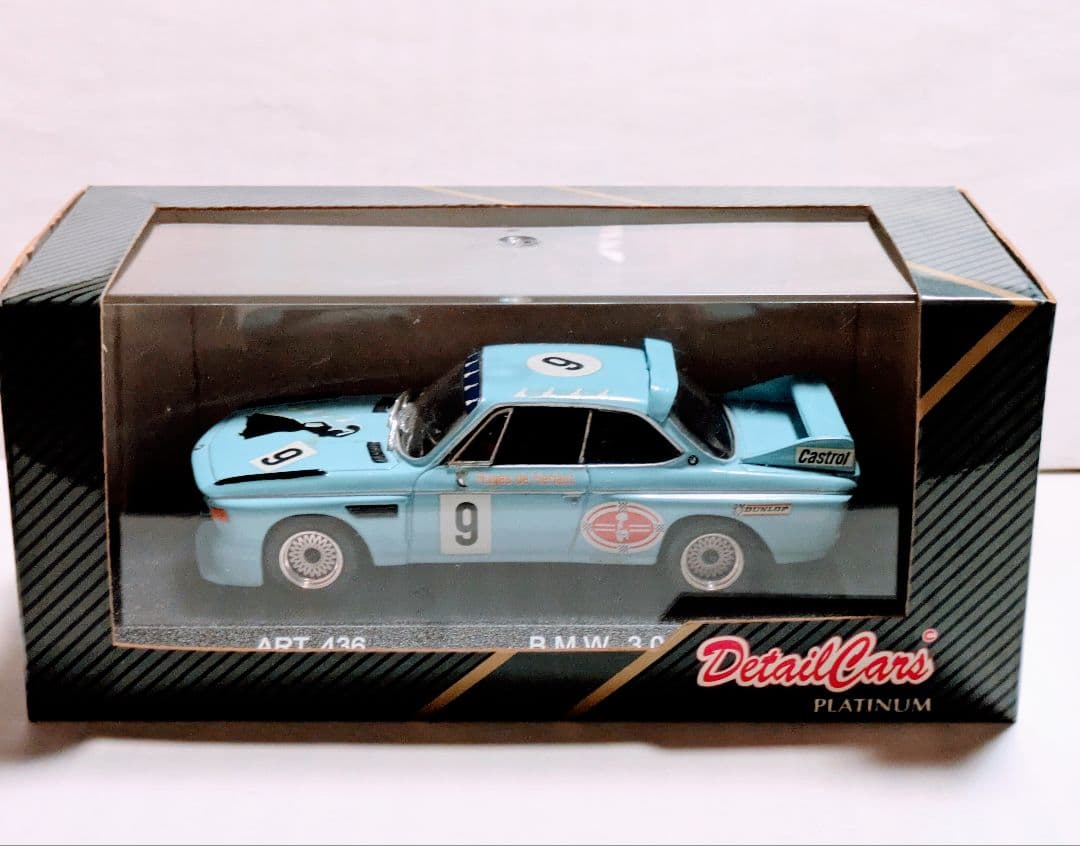 貴重もの、BMW ３.０ＣＳ レーシング１９７７年式DetailCars１/43