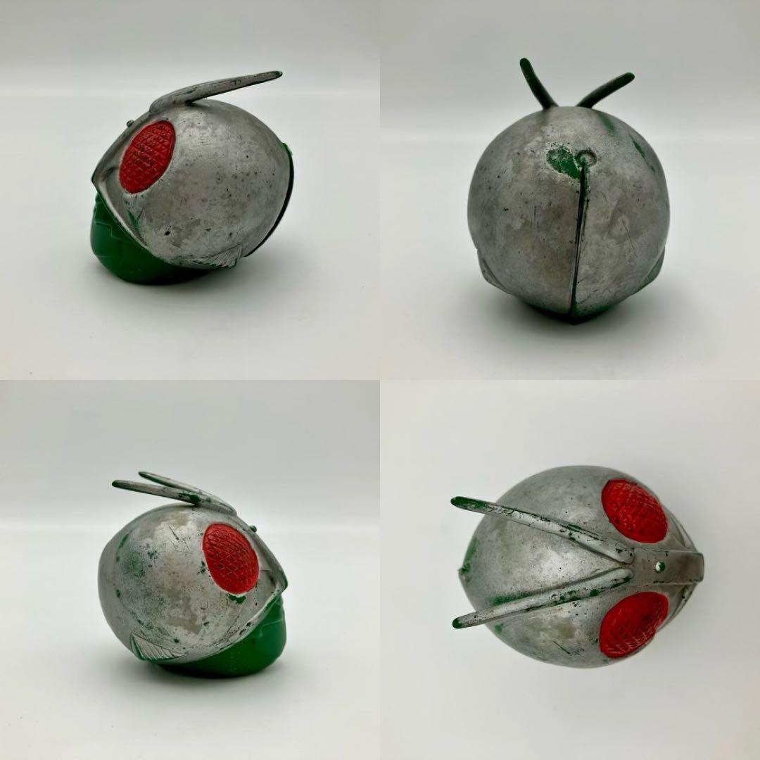 旧バンダイ 仮面ライダー　面取れ ソフビ 　フィギュア　マフラー・ブーツ欠品