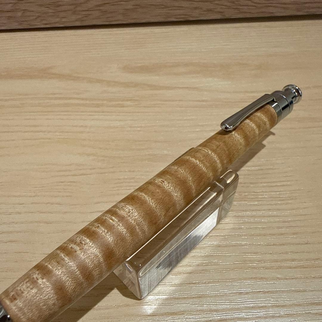 工房楔　ルーチェペン（ボールペン）　楓　ちぢみ杢 　縮杢