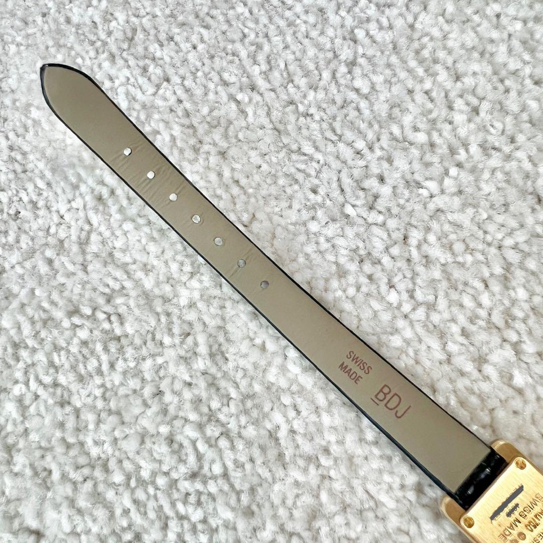 Cartier カルティエ タンクアメリカンミニ ベルト アリゲーター ネイビー
