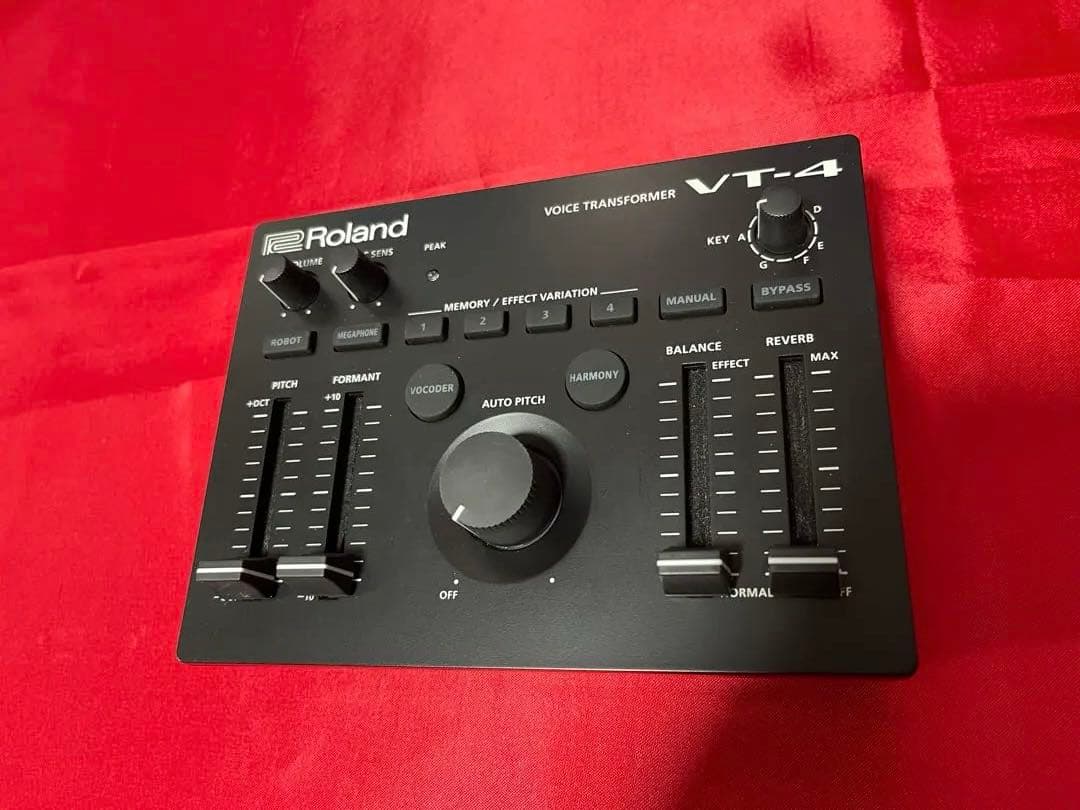 Roland VT-4 ボイストランスフォーマー　インターフェース