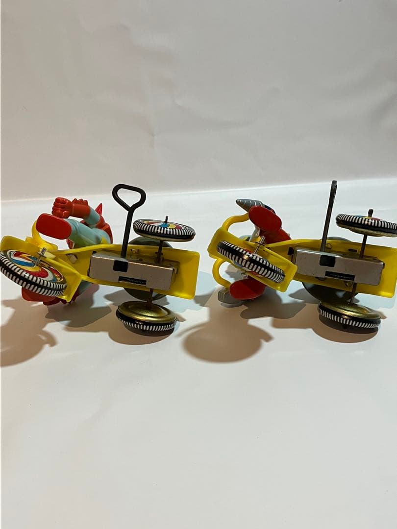 M*7様 【セット】Cycle ブリキ おもちゃ ゼンマイ 三輪車 ソフビ 当時